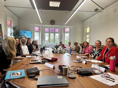 Caroline Thompson presents workshop to The Mercy 5 Schools in Sydney Australia on Leadership in the Spirit of Mercy